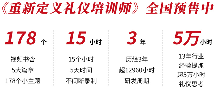 禮儀培訓(xùn)專家王新老師新視頻書《重新定義禮儀培訓(xùn)師》研發(fā)時(shí)間.jpg.jpg