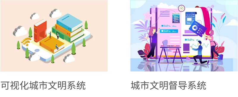 可視化城市文明系統(tǒng)，城市文明督導(dǎo)系統(tǒng)